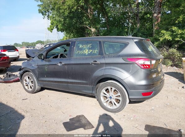 1FMCU0F75HUA48115 2017 FORD ESCAPE Gray Trasero izquierdo