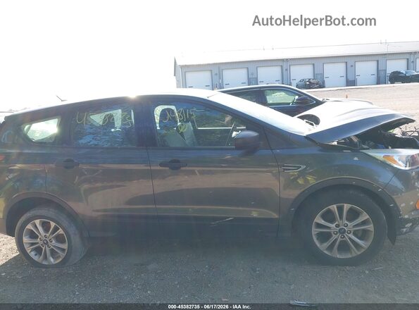 1FMCU0F75HUA48115 2017 FORD ESCAPE Gray Vista del cuadro de instrumentos