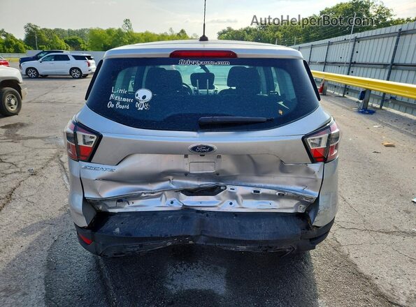 1FMCU0F75HUC01267 2017 FORD ESCAPE Silver Rear view