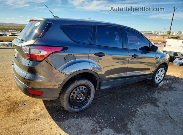 1FMCU0F75HUD11350 2017 FORD ESCAPE Gray Rear right