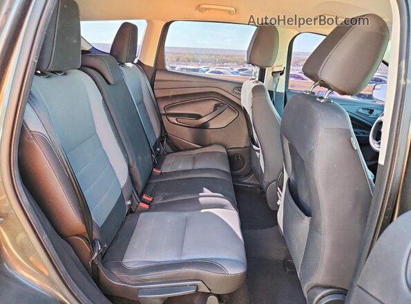 1FMCU0F75HUD11350 2017 FORD ESCAPE Gray Rear interior view