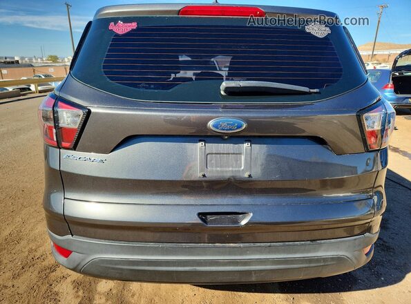 1FMCU0F75HUD11350 2017 FORD ESCAPE Gray Rear view