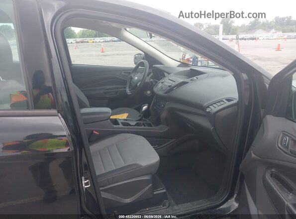 1FMCU0F75HUE25803 2017 FORD ESCAPE Black Front interior view