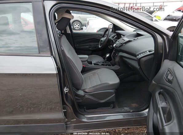 1FMCU0F75JUB58779 2018 FORD ESCAPE Black Вид салону спереду