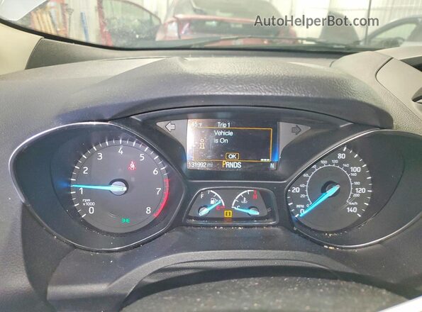 1FMCU0F75JUC08287 2018 FORD ESCAPE Silver Vista del cuadro de instrumentos
