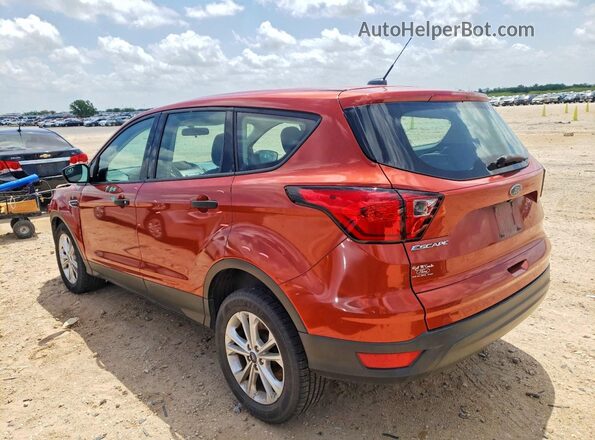 1FMCU0F75KUB26125 2019 FORD ESCAPE Orange Rear left