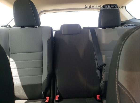 1FMCU0F75KUB26125 2019 FORD ESCAPE Orange Rear seats view