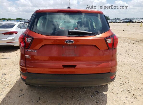 1FMCU0F75KUB26125 2019 FORD ESCAPE Orange Rear view