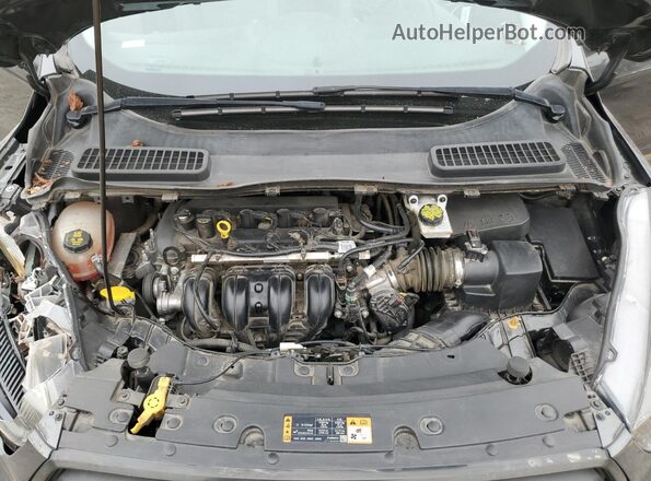 1FMCU0F75KUC27701 2019 FORD ESCAPE Charcoal ძრავის განყოფილების ხედი