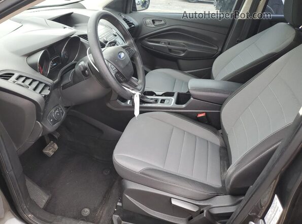 1FMCU0F75KUC27701 2019 FORD ESCAPE Charcoal წინა სალონის ხედი