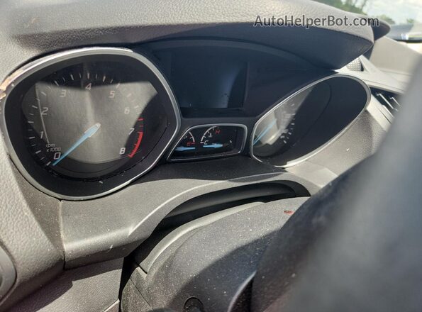 1FMCU0F76GUA79324 2016 FORD ESCAPE White Instrument cluster view