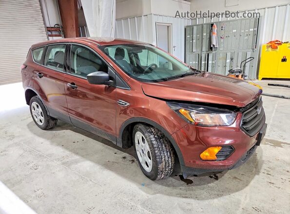 1FMCU0F76JUB07131 2018 FORD ESCAPE Коричневый Передняя правая четверть