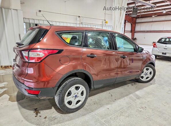 1FMCU0F76JUB07131 2018 FORD ESCAPE Коричневый Задняя правая четверть