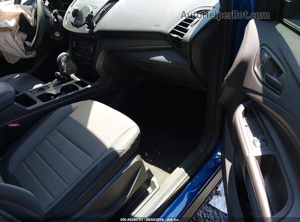 1FMCU0F76KUB48411 2019 FORD ESCAPE Синий Вид салона спереди