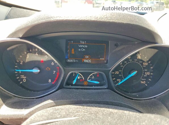 1FMCU0F76KUB58212 2019 FORD ESCAPE Silver Widok zestawu wskaźników