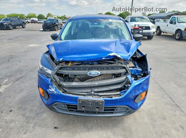 1FMCU0F76KUC25861 2019 FORD ESCAPE Синий Вид спереди
