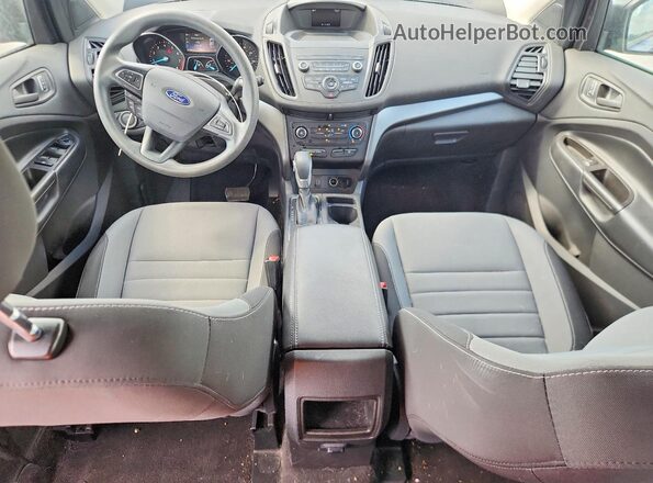 1FMCU0F76KUC25861 2019 FORD ESCAPE Синий Вид панели приборов