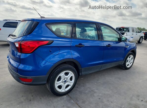 1FMCU0F76KUC25861 2019 FORD ESCAPE Синий Задняя правая четверть