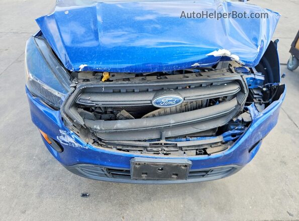 1FMCU0F76KUC25861 2019 FORD ESCAPE Синий Вид подкапотного пространства