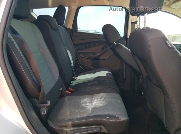 1FMCU0F77HUB44862 2017 FORD ESCAPE Silver Rear seats view
