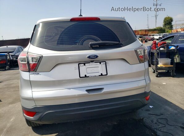 1FMCU0F77HUB44862 2017 FORD ESCAPE Silver Rear view