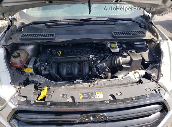 1FMCU0F77HUB44862 2017 FORD ESCAPE Silver Rear interior view