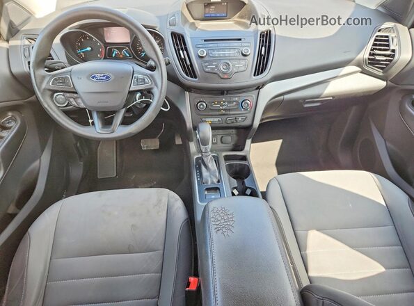 1FMCU0F77HUE29299 2017 FORD ESCAPE Серый Вид панели приборов