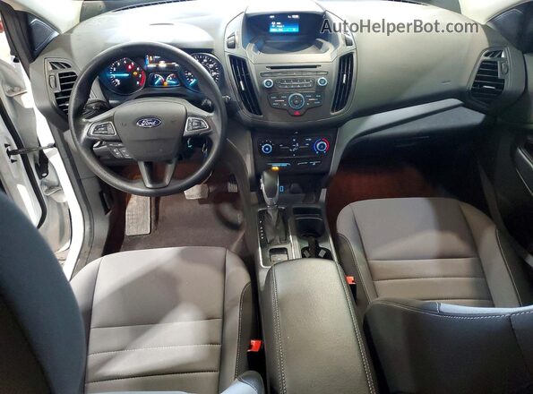 1FMCU0F77JUC79653 2018 FORD ESCAPE White Առջևի վահանակի տեսք