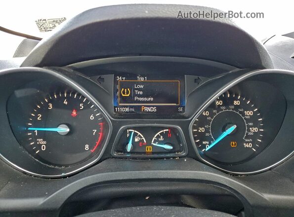 1FMCU0F77KUB19113 2019 FORD ESCAPE Black ხელსაწყოთა პანელის ხედი