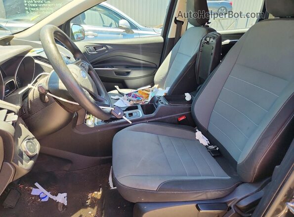 1FMCU0F77KUB84768 2019 FORD ESCAPE Charcoal წინა სალონის ხედი