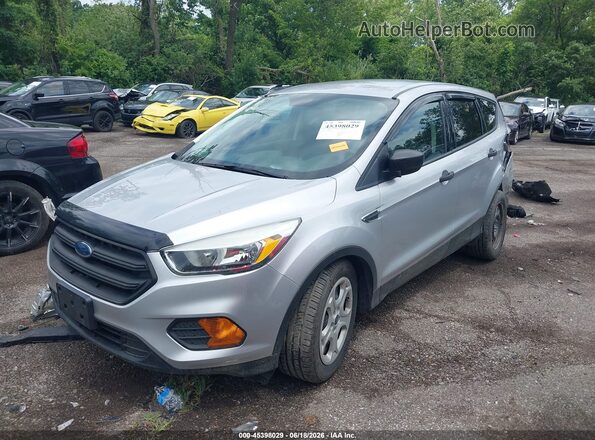 1FMCU0F78HUB90815 2017 FORD ESCAPE Серебряный Передняя левая четверть