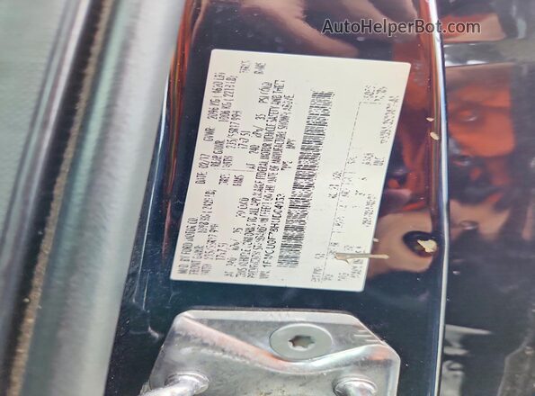 1FMCU0F78HUD04053 2017 FORD ESCAPE Black 