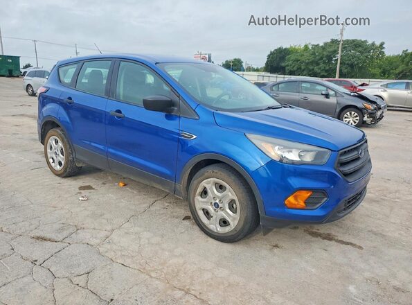 1FMCU0F78JUC48041 2018 FORD ESCAPE Blue Front right