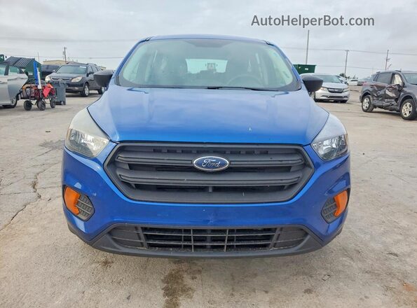 1FMCU0F78JUC48041 2018 FORD ESCAPE Blue Front view