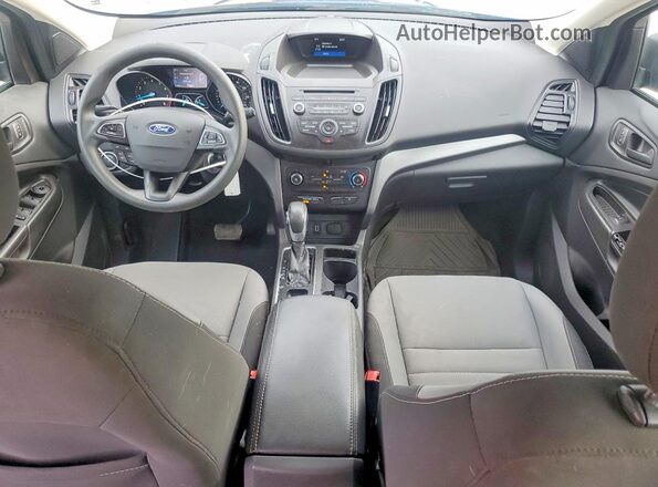 1FMCU0F78JUC48041 2018 FORD ESCAPE Blue Dashboard view