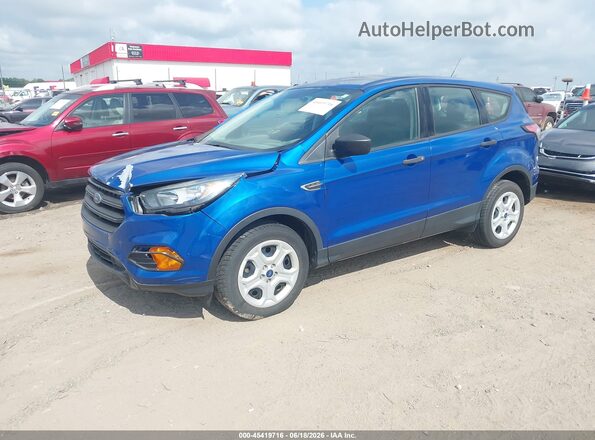 1FMCU0F78JUC73490 2018 FORD ESCAPE Blue წინა მარცხენა ხედი სამი მეოთხედიდან