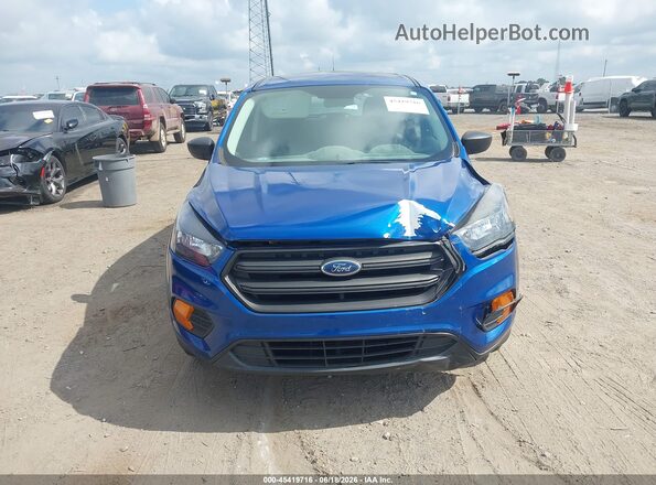 1FMCU0F78JUC73490 2018 FORD ESCAPE Blue ხელსაწყოთა პანელის ხედი