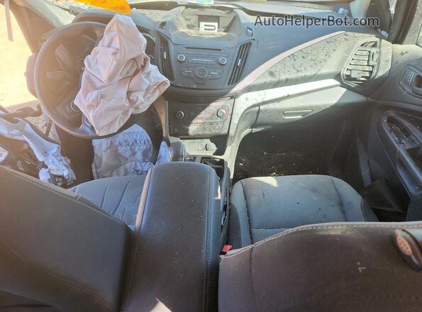 1FMCU0F78JUD47412 2018 FORD ESCAPE White Widok deski rozdzielczej