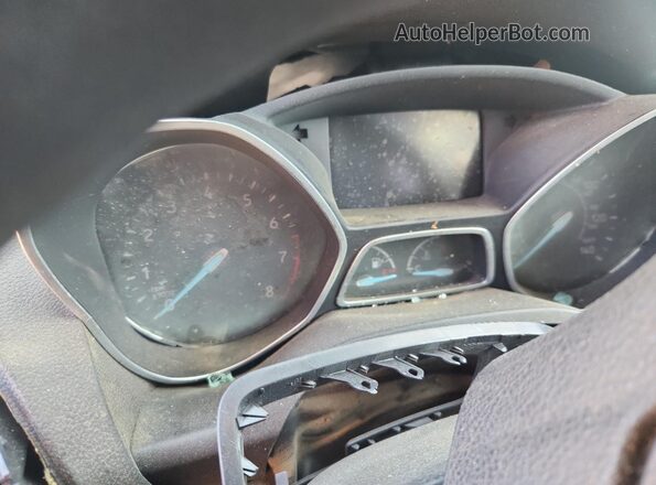 1FMCU0F78JUD47412 2018 FORD ESCAPE White Widok zestawu wskaźników