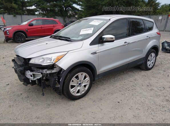 1FMCU0F79GUA35012 2016 FORD ESCAPE Silver Առջևի ձախ երեք քառորդ տեսարան