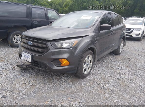 1FMCU0F79KUC26065 2019 FORD ESCAPE Gray წინა მარცხენა ხედი სამი მეოთხედიდან