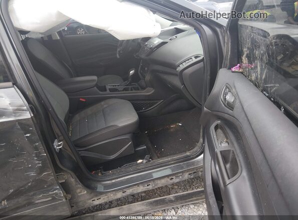 1FMCU0F79KUC26065 2019 FORD ESCAPE Gray წინა სალონის ხედი