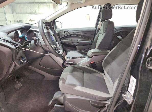 1FMCU0F7XGUB12616 2016 FORD ESCAPE Black Front interior view