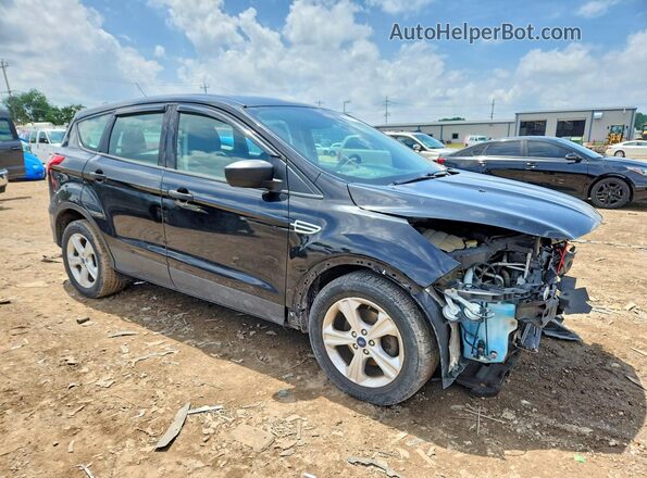 1FMCU0F7XGUB20666 2016 FORD ESCAPE Black Przód prawy