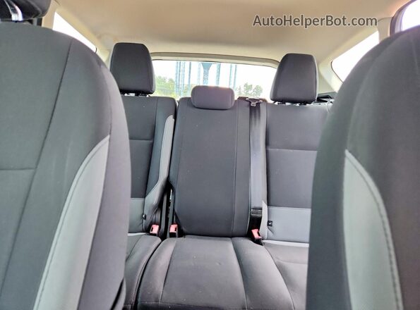 1FMCU0F7XGUB20666 2016 FORD ESCAPE Black Widok wnętrza z tyłu