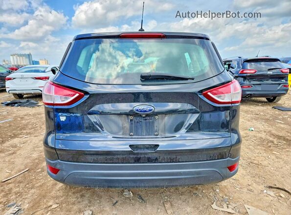 1FMCU0F7XGUB20666 2016 FORD ESCAPE Black Widok wnętrza z przodu