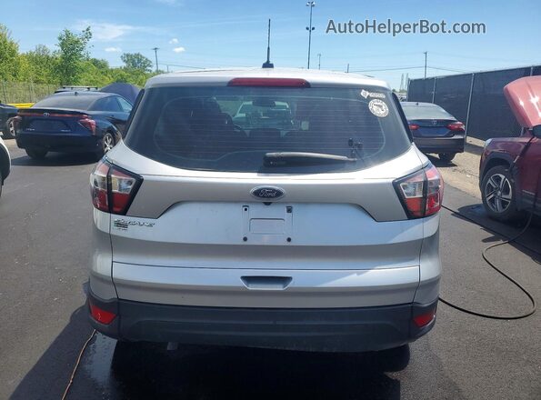1FMCU0F7XHUD54498 2017 FORD ESCAPE Silver Հետևի տեսք