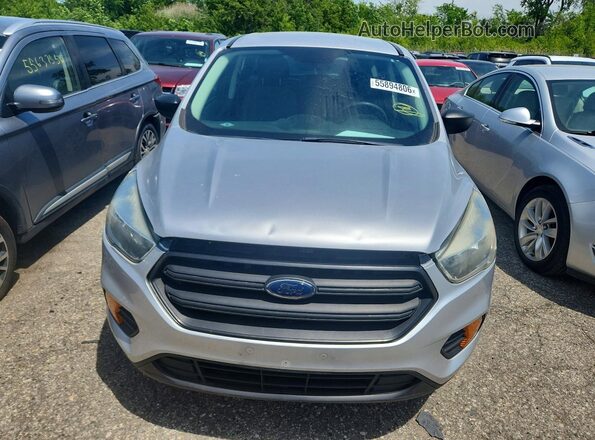 1FMCU0F7XHUD54498 2017 FORD ESCAPE Silver Դիմացի տեսք
