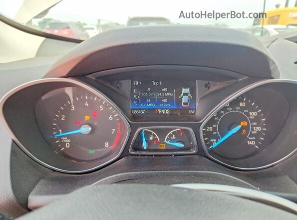 1FMCU0F7XJUB98761 2018 FORD ESCAPE Beige Սարքավորումների վահանակի տեսք