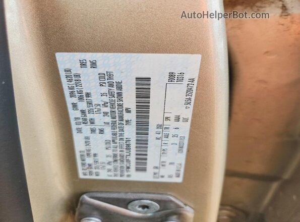 1FMCU0F7XJUB98761 2018 FORD ESCAPE Beige Շարժիչի բաժամունքի տեսք